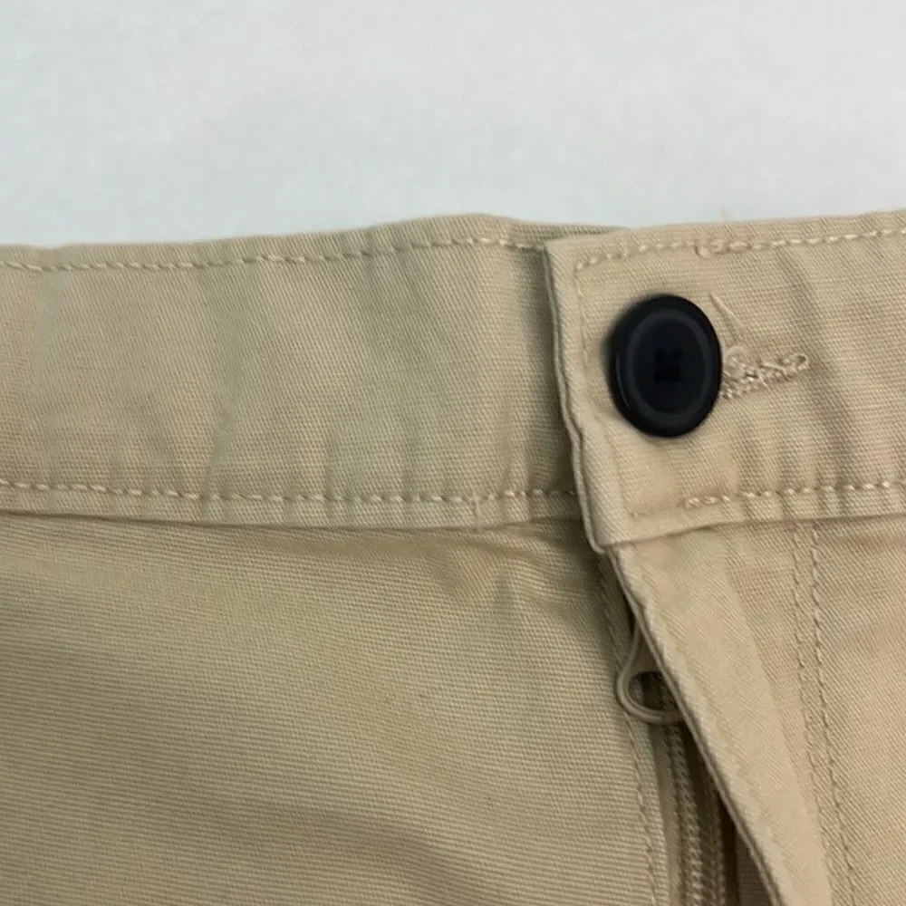 Saint John’s Bay tan elastic waist shorts size 42 NWT